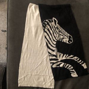 Zebra scarf